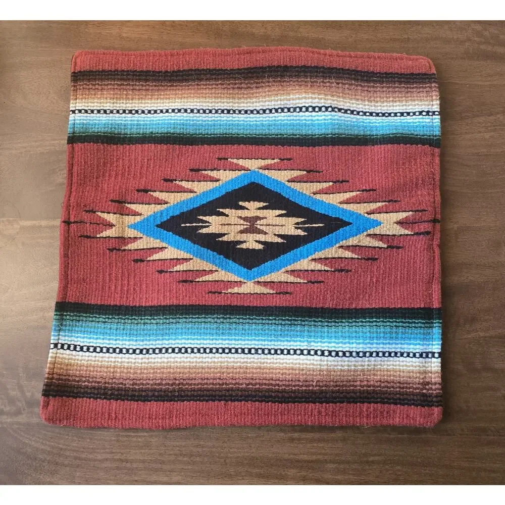 Saddle Blanket Aztec Southwestern Pillow Cover 18